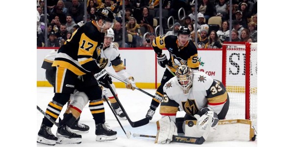 Les Penguins de Pittsburgh conservent la première place après avoir battu les Golden Knights de Vegas